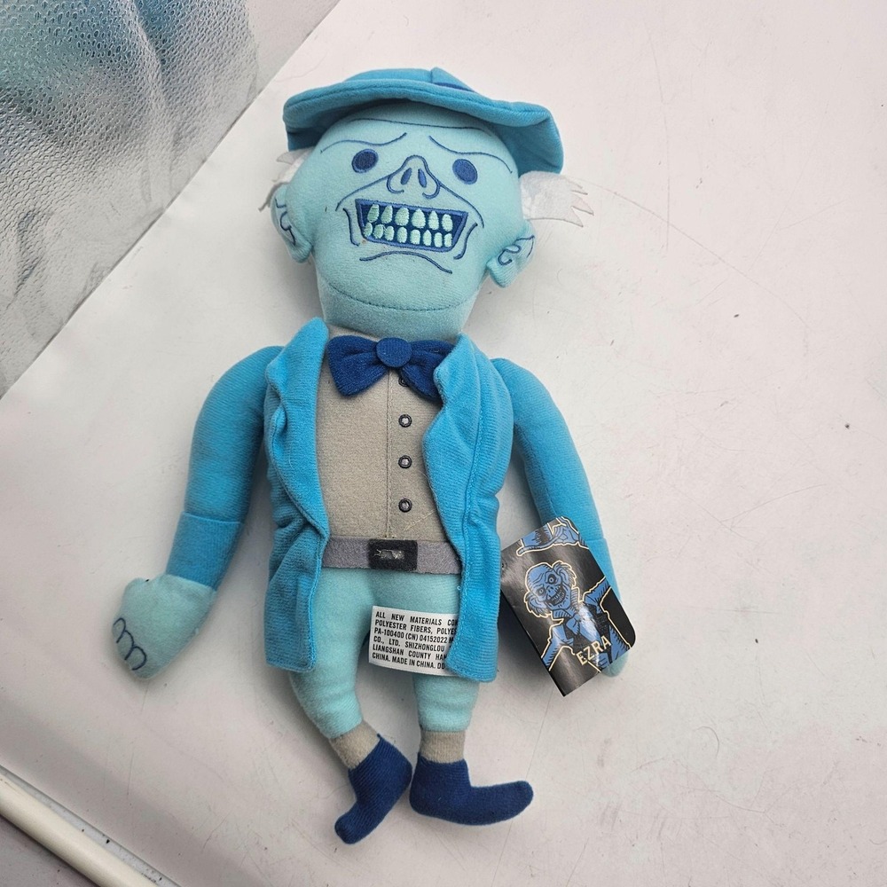 Super7 Disney Haunted Mansion Ezra Ghost Plush Stuffed Toy Medium Blue Soft